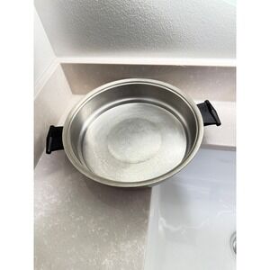 Rena-Ware 9.5 Inch Skillet 3 Ply 18-8 Stainless Steel Vintage Pan Made in USA